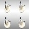 Service Caster 5 Inch 316SS Nylon Wheel Swivel 1-3/8 Inch Expanding Stem Caster Set Lock Brake SCC-SS316TTLEX20S514-NYS-138-4 - alternate 1